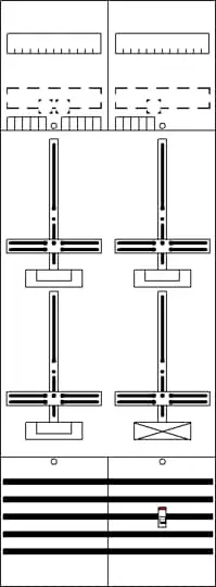 Striebel & John 2CPX054156R9999 DF29C3A pole counter vestavné Počet modulů (šířka) = 24 Obsah 1 ks