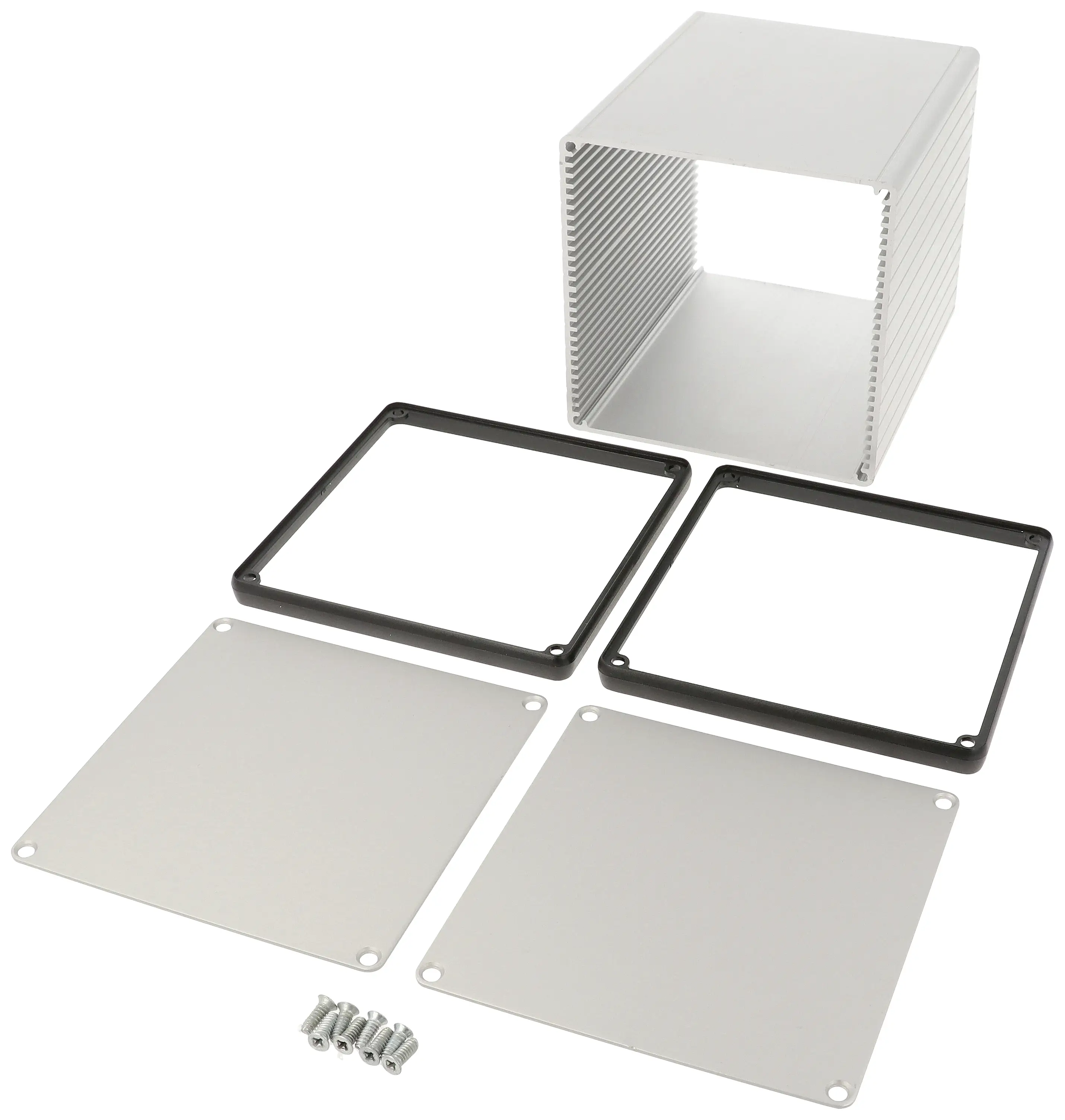 Hammond Electronics 1455NS1201 univerzální pouzdro 120 x 103 x 103 hliník extrudovaný čirá 1 ks