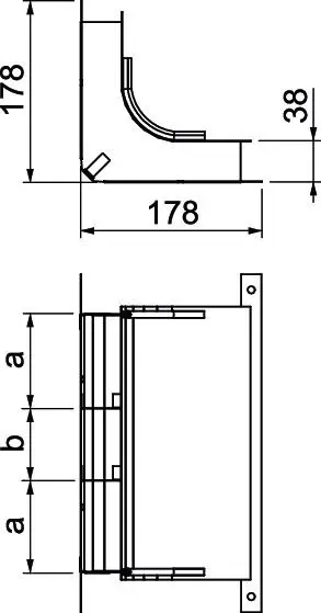 OBO Bettermann 7400650 ohyb (š x v) 250.00 mm x 38.00 mm 1 ks