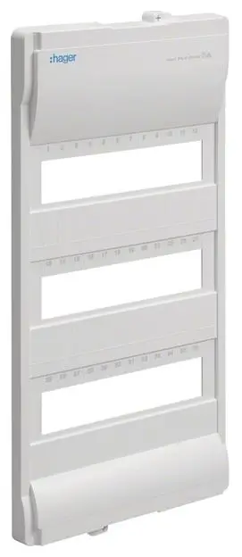 Hager VZ223N Krytka Hager V223N, 3 řady, UPV / HWV Kryt zařízení plast 1 ks Hager VZ223N Krytka Hager V223N, 3 řady, UPV / HWV Kryt zařízení plast 1 ks