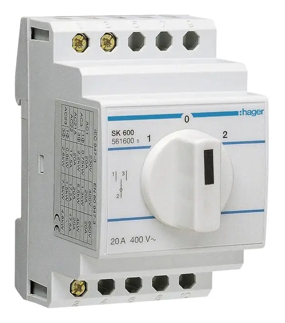 1pólový 20 A 400 V Hager SK600