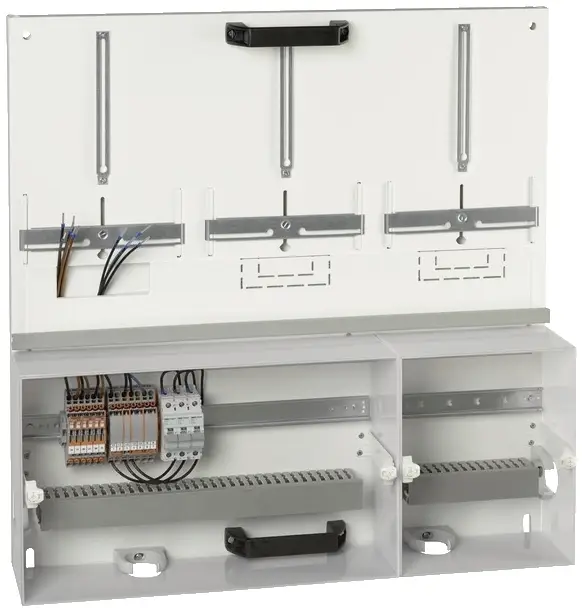Hager U13ZWP3 Deska výměny počítadla Hager U13ZWP3, vel. 3, 750 x 750 mm, 2/3VNB-1/3, s dílu Výměnná deska pro elektroměry čistě bílá (RAL 9010) 1 ks Hager U13ZWP3 Deska výměny počítadla Hager U13ZWP3, vel. 3, 750 x 750 mm, 2/3VNB-1/3, s dílu Výměnná deska pro elektroměry čistě bílá (RAL 9010) 1 ks