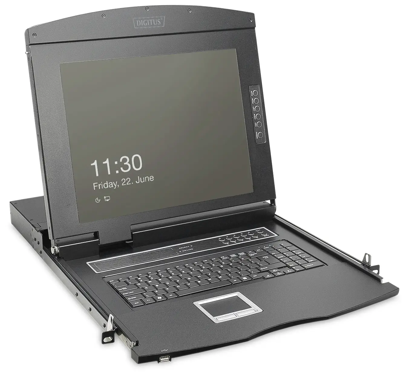 Digitus DS-72221-6FR KVM konsole HDMI myš, klávesnice 1920 x 1080 Pixel