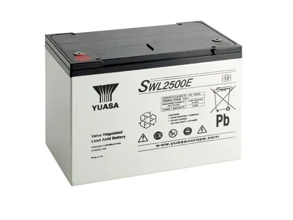 Yuasa SWL2500E olověný akumulátor 12 V 93.6 Ah olověný se skelným rounem (š x v x h) 305 x 224.50 x 168 mm nepatrné vybíjení Yuasa SWL2500E olověný akumulátor 12 V 93.6 Ah olověný se skelným rounem (š x v x h) 305 x 224.50 x 168 mm nepatrné vybíjení