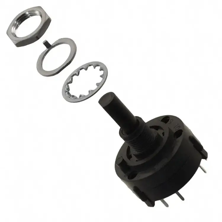 C & K Switches A10803RNCQ Rotary Switch A Series otočný spínač 125 V/AC, 125 V/DC 2.5 A Počet pozic přepínače 8 1 ks Piece C & K Switches A10803RNCQ Rotary Switch A Series otočný spínač 125 V/AC, 125 V/DC 2.5 A Počet pozic přepínače 8 1 ks Piece
