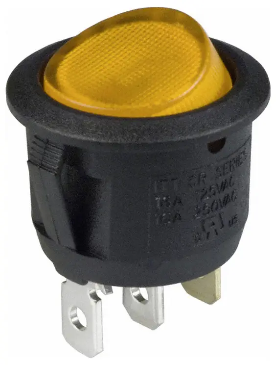 C & K Switches CR102J3AS215QF7 Rocker Switch CR Series 120 V/AC 16 A 1x zap/vyp 1 ks Bulk C & K Switches CR102J3AS215QF7 Rocker Switch CR Series 120 V/AC 16 A 1x zap/vyp 1 ks Bulk