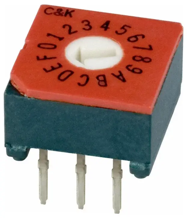 C & K Switches CRD16CM0CB Rotay Switch CRD Series kódovací přepínač hexadecimální, komplementární 1 ks Tube C & K Switches CRD16CM0CB Rotay Switch CRD Series kódovací přepínač hexadecimální, komplementární 1 ks Tube
