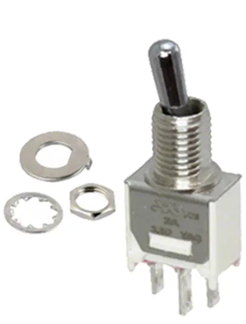 C & K Switches T108MHZQE Toggle Switch T Series 120 V/AC, 28 V/DC 2 A 1x zap/(zap) 1 ks Bulk C & K Switches T108MHZQE Toggle Switch T Series 120 V/AC, 28 V/DC 2 A 1x zap/(zap) 1 ks Bulk