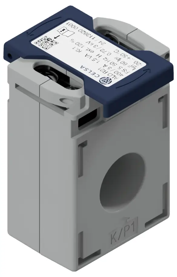 Celsa ALO R21 50/5A 1.25VA Kl. 1 70142-0058-0125 okenní proudový transformátor Primární proud 50 A Sekundární proud 5 A Ø průchodky vodiče:20 mm 1 ks