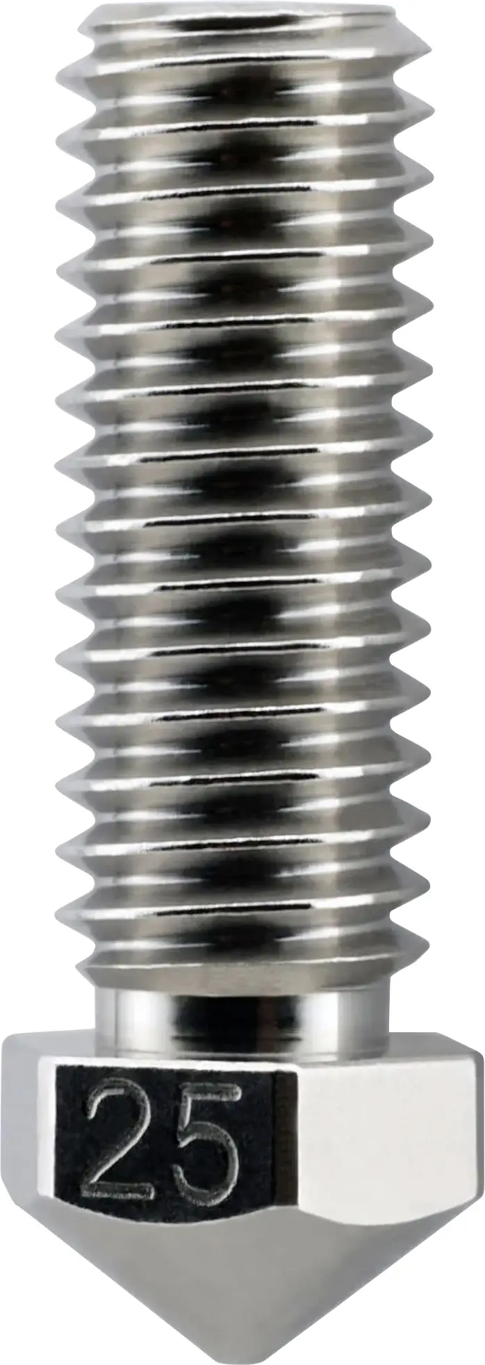 Micro-Swiss tryska pro 3D tiskárnu 0.25mm Plated Wear Resistant High Flow Volcano Compatible 1.75mm Nozzles M2555-025