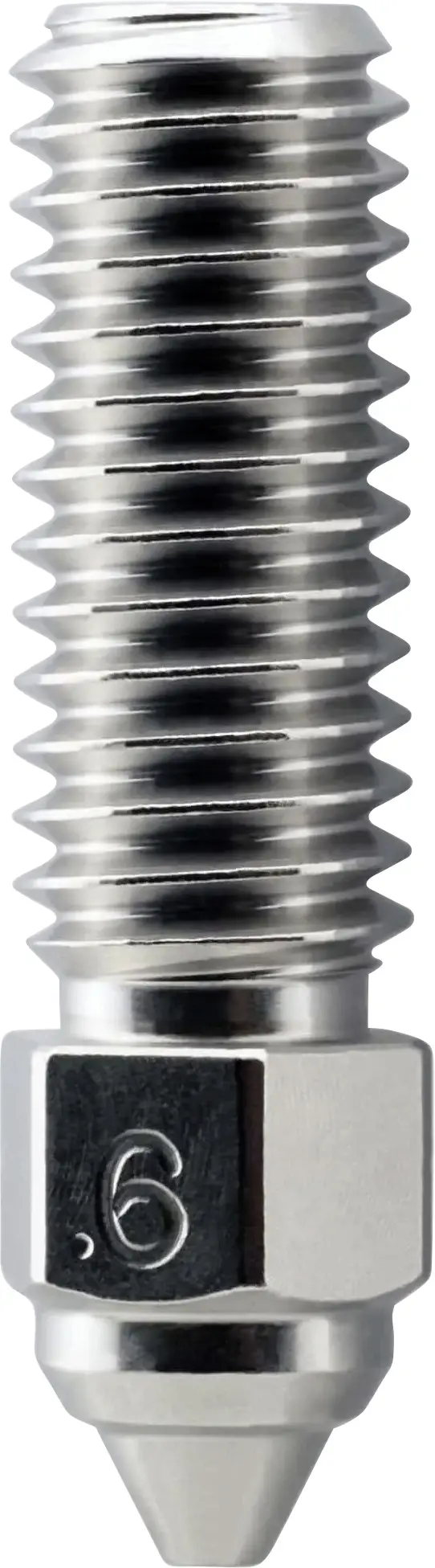 Micro-Swiss tryska pro 3D tiskárnu 0.6mm Brass Plated Wear Resistant Nozzle M2612-06