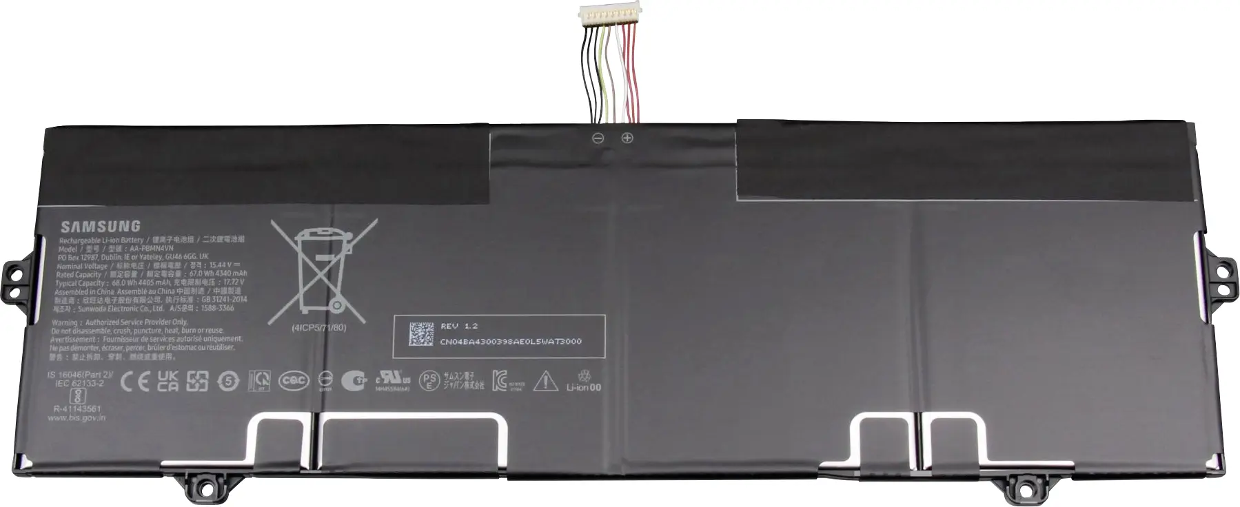 Samsung akumulátor do notebooku BA96-07916A 15.44 V 4400 mAh Samsung