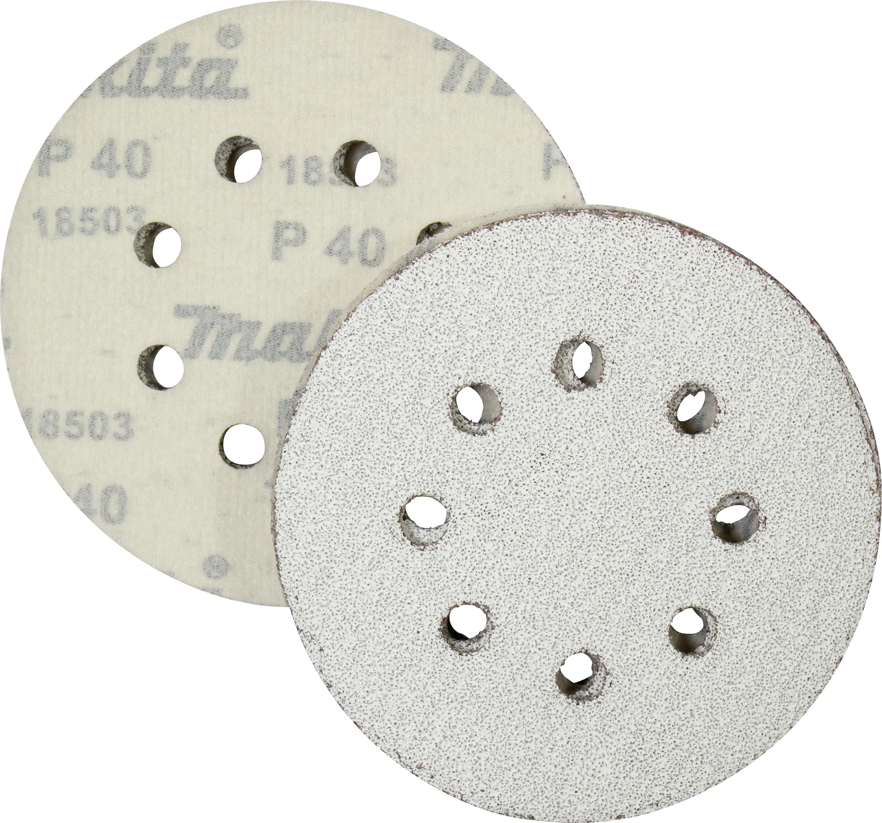 Makita D-65816 brusný papír na suchý zip Zrnitost 40 (Ø) 125 mm 10 ks Makita D-65816 brusný papír na suchý zip Zrnitost 40 (Ø) 125 mm 10 ks