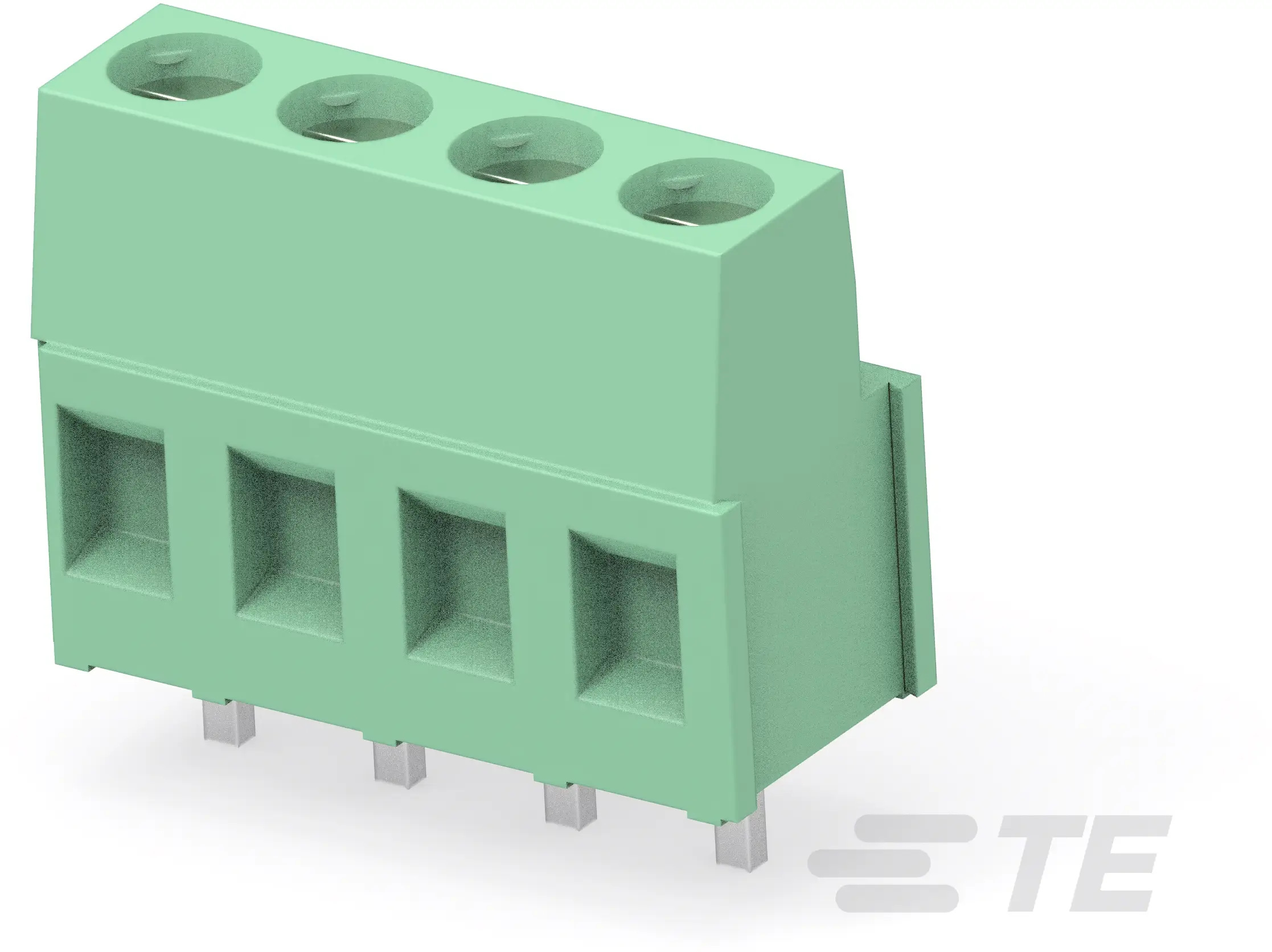 TE Connectivity 282841-4, kabelová svorka, 0.05-3 mm², kontakty 4, zelená, Box, 1 ks TE Connectivity 282841-4, kabelová svorka, 0.05-3 mm², kontakty 4, zelená, Box, 1 ks