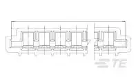 TE Connectivity Konektor FFC / FPC 5, 5-487509-4, 1 ks Tray TE Connectivity Konektor FFC / FPC 5, 5-487509-4, 1 ks Tray