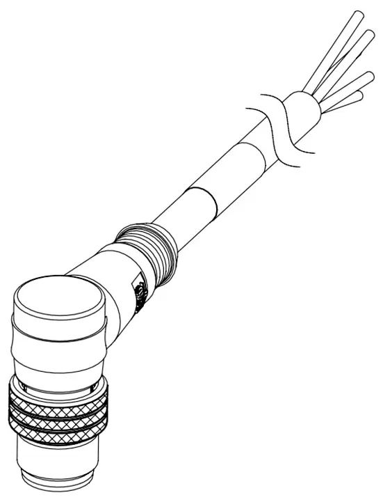 Molex upravený zástrčkový konektor pro senzory - aktory, 1200658754, piny: 5, 10.0 m, 1 ks