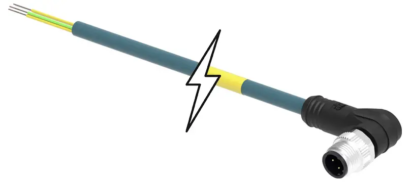 Molex upravený zástrčkový konektor pro senzory - aktory, 1201088550, 5.0 m, 1 ks