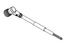 Molex upravený zástrčkový konektor pro senzory - aktory, 1200798048, 2.0 m, 1 ks