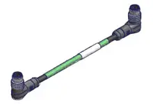 Molex upravený zástrčkový konektor pro senzory - aktory, 1201088548, 1.0 m, 1 ks