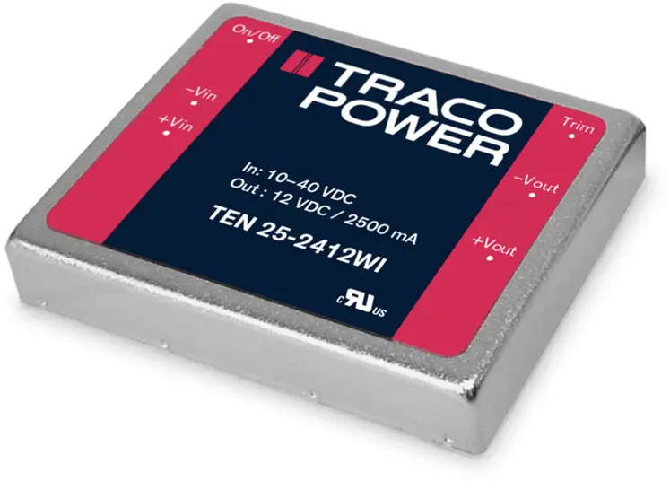 TracoPower TEN 25-2411WI DC/DC měnič napětí do DPS 24 V/DC 5 V/DC 5 A 25 W Počet výstupů: 1 x Obsah 1 ks TracoPower TEN 25-2411WI DC/DC měnič napětí do DPS 24 V/DC 5 V/DC 5 A 25 W Počet výstupů: 1 x Obsah 1 ks