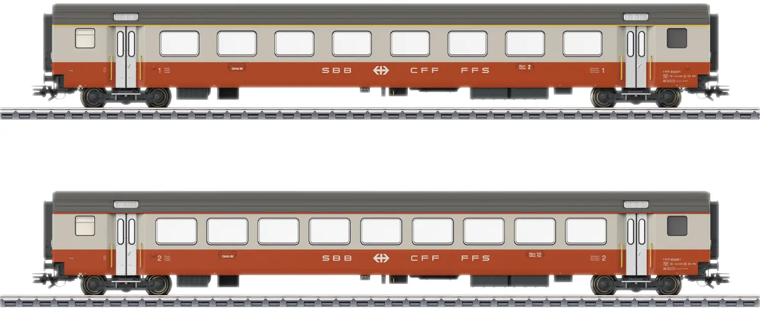 Märklin 42191 2dílná sada osobních vozů Swiss Express SBB