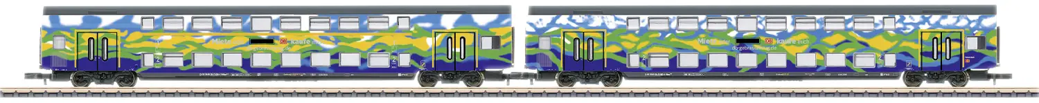 Märklin 87306 Sada patrové vozy typu z Touristik 1 značky DB AG