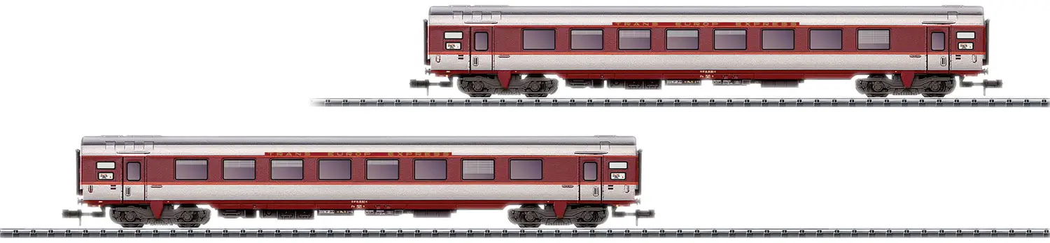 MiniTrix 15691 Sada 2 osobních vozů Grand Comfort SNCF