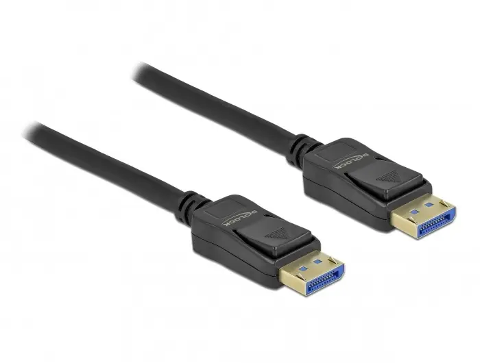Delock DisplayPort kabel Konektor DisplayPort 5 m černá 80264 10K UHD, pozlacené kontakty, třížilový stíněný Kabel DisplayPort Delock DisplayPort kabel Konektor DisplayPort 5 m černá 80264 10K UHD, pozlacené kontakty, třížilový stíněný Kabel DisplayPort