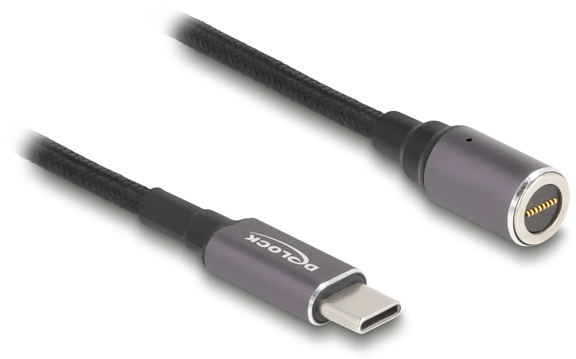 Delock Nabíjecí kabel USB USB-C ® zástrčka, Magnetický konektor 1.80 m antracitová, černá 80780 Delock Nabíjecí kabel USB USB-C ® zástrčka, Magnetický konektor 1.80 m antracitová, černá 80780