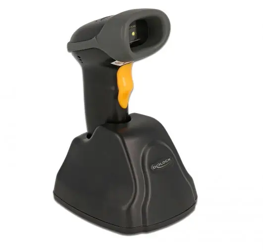 Delock 90550 skener 2D čárového kódu kabelové 2D, 1D LED černá, oranžová ruční skener vč. stojánku Delock 90550 skener 2D čárového kódu kabelové 2D, 1D LED černá, oranžová ruční skener vč. stojánku