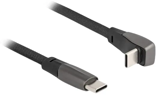 Delock Kabel USB-C USB 2.0 USB-C ® zástrčka, USB-C ® zástrčka 1.00 m černá 80751 Delock Kabel USB-C USB 2.0 USB-C ® zástrčka, USB-C ® zástrčka 1.00 m černá 80751