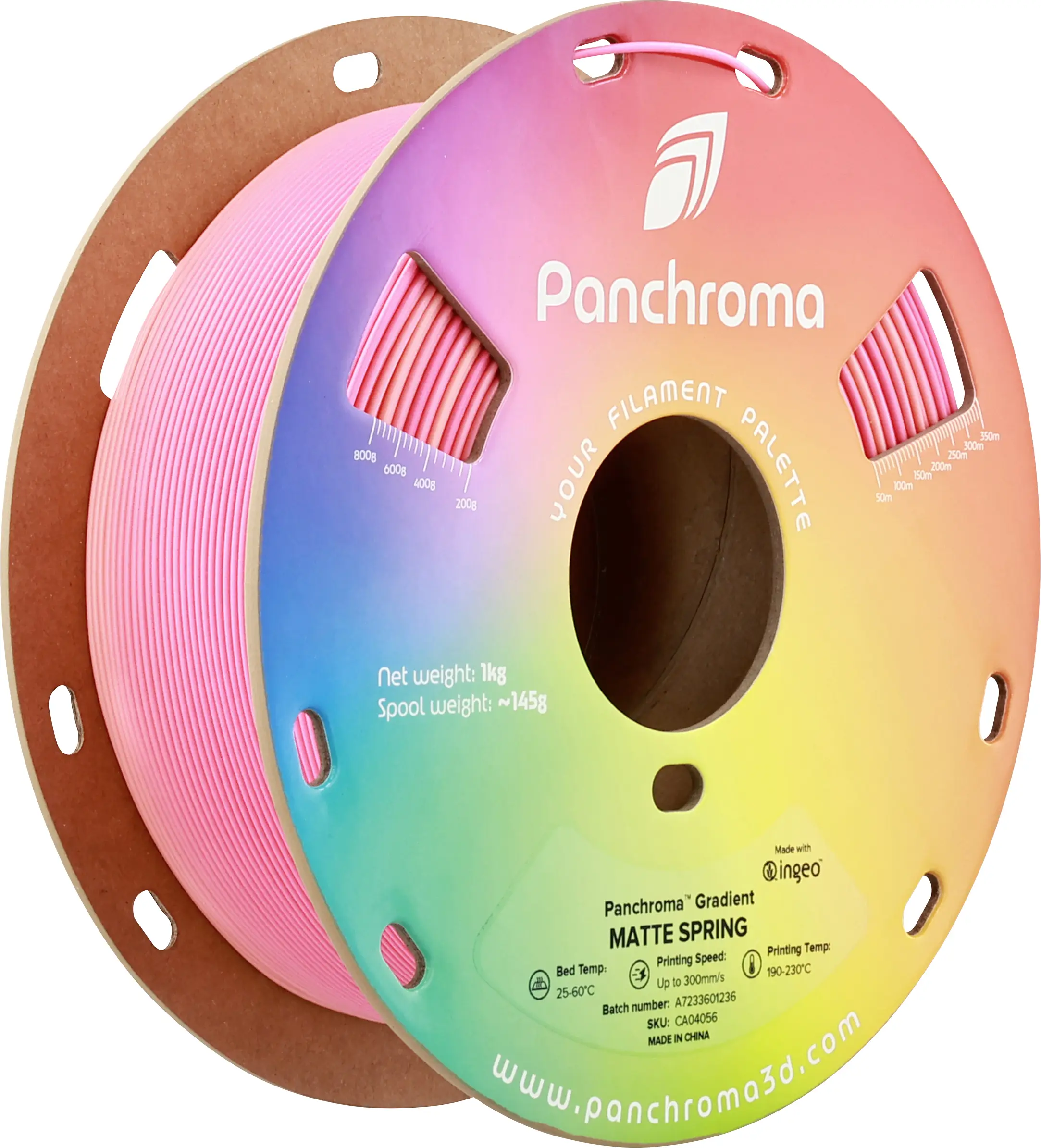 Polymaker CA04056 Panchroma™ Gradient Matte vlákno pro 3D tiskárny PLA plast Vícebarevné 1.75 mm 1000 g Jaro, purpurová, oranžová 1 ks Polymaker CA04056 Panchroma™ Gradient Matte vlákno pro 3D tiskárny PLA plast Vícebarevné 1.75 mm 1000 g Jaro, purpurová, oranžová 1 ks