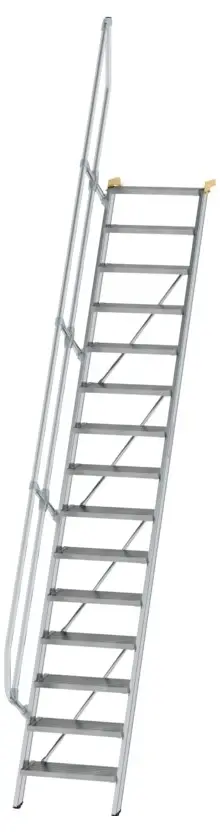 MUNK Günzburger Steigtechnik 600215 hliník, pozinkovaná ocel schůdky