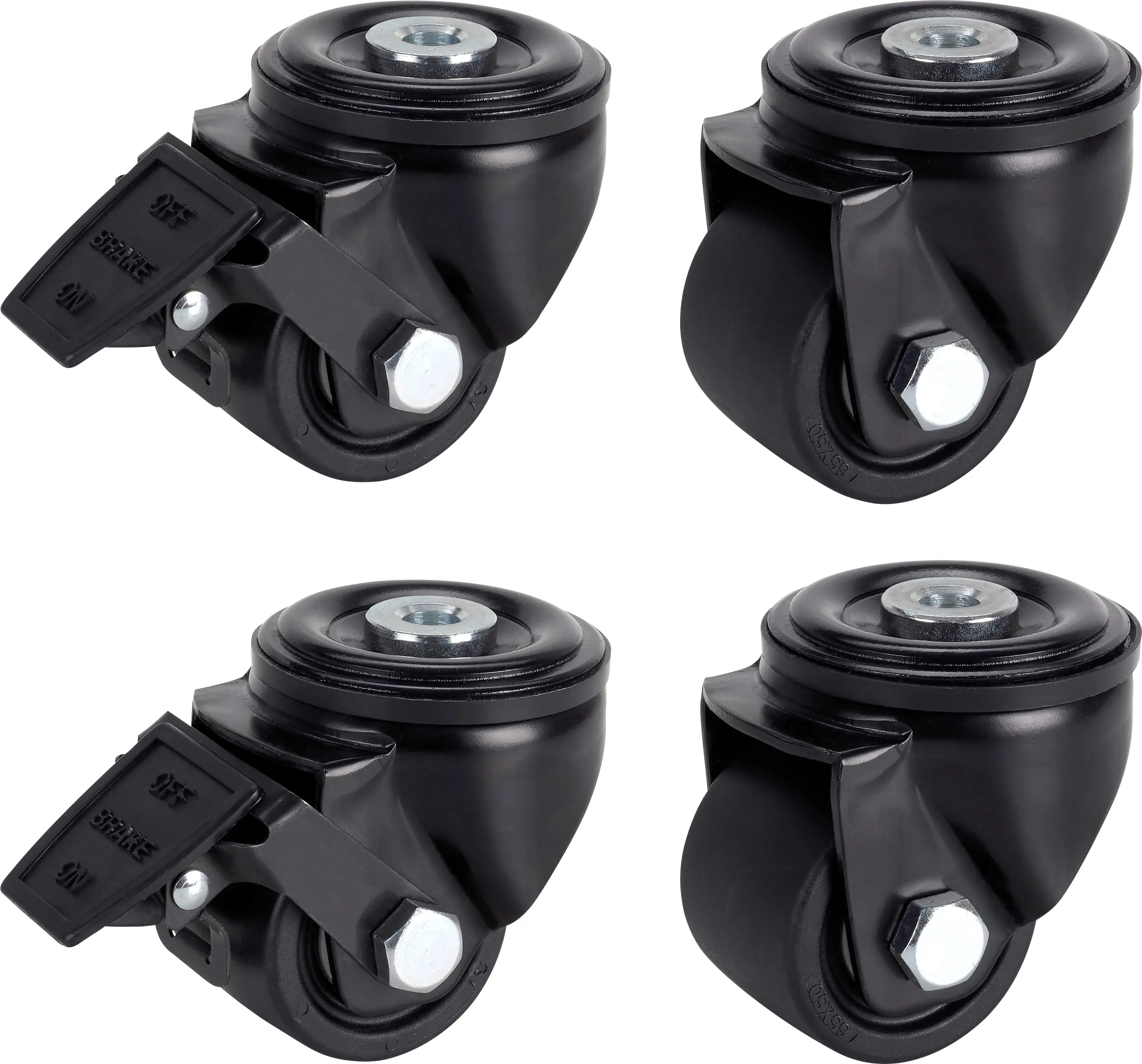 dörner + helmer 450067 Zátěžové otočné pojezdové kolečko Ø kola: 65 mm nosnost (max.): 1500 kg 4 ks