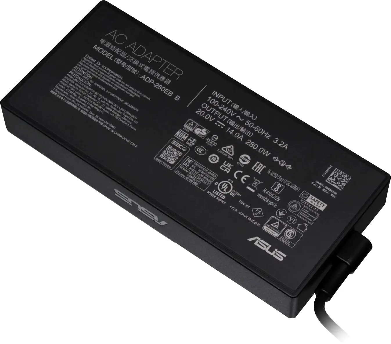 Asus Netzteil 90XB08MN-MPW000 napájecí adaptér k notebooku 280 W 20 V 14 A