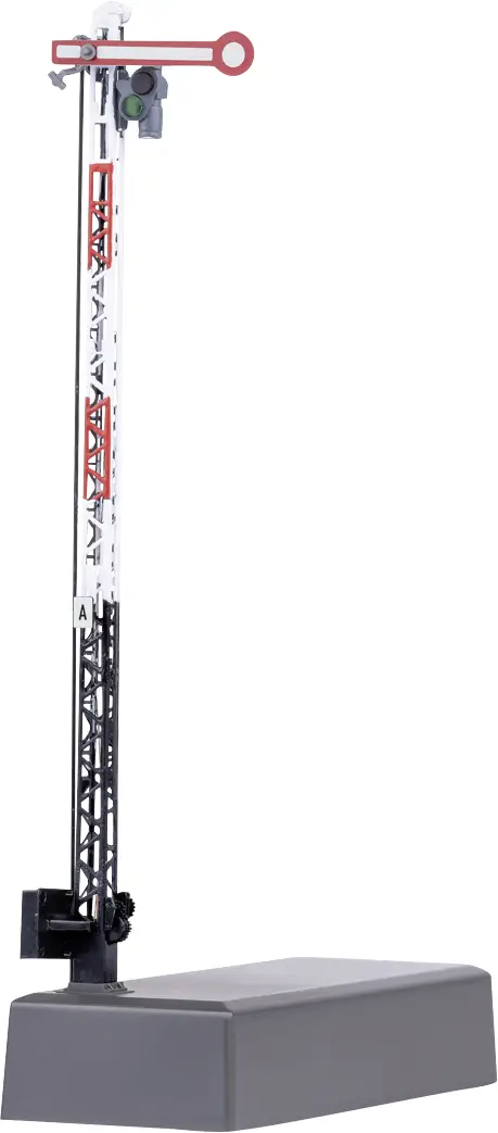 Märklin 70396 H0 tvarový signál 1ramenné, příhradový stožár hlavní návěstidlo hotový model