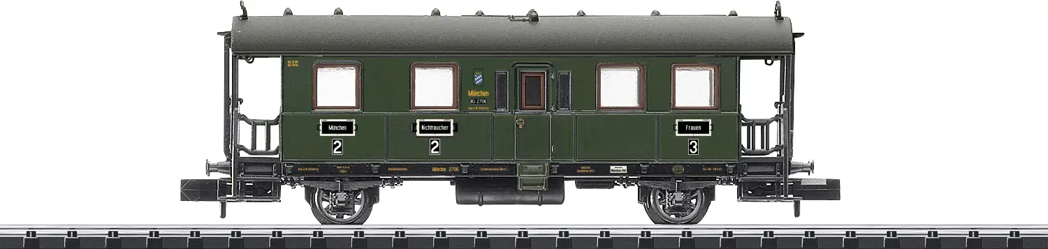 MiniTrix 18962 N osobní vůz BCI společnosti DRB Správa skupin Bavorsko