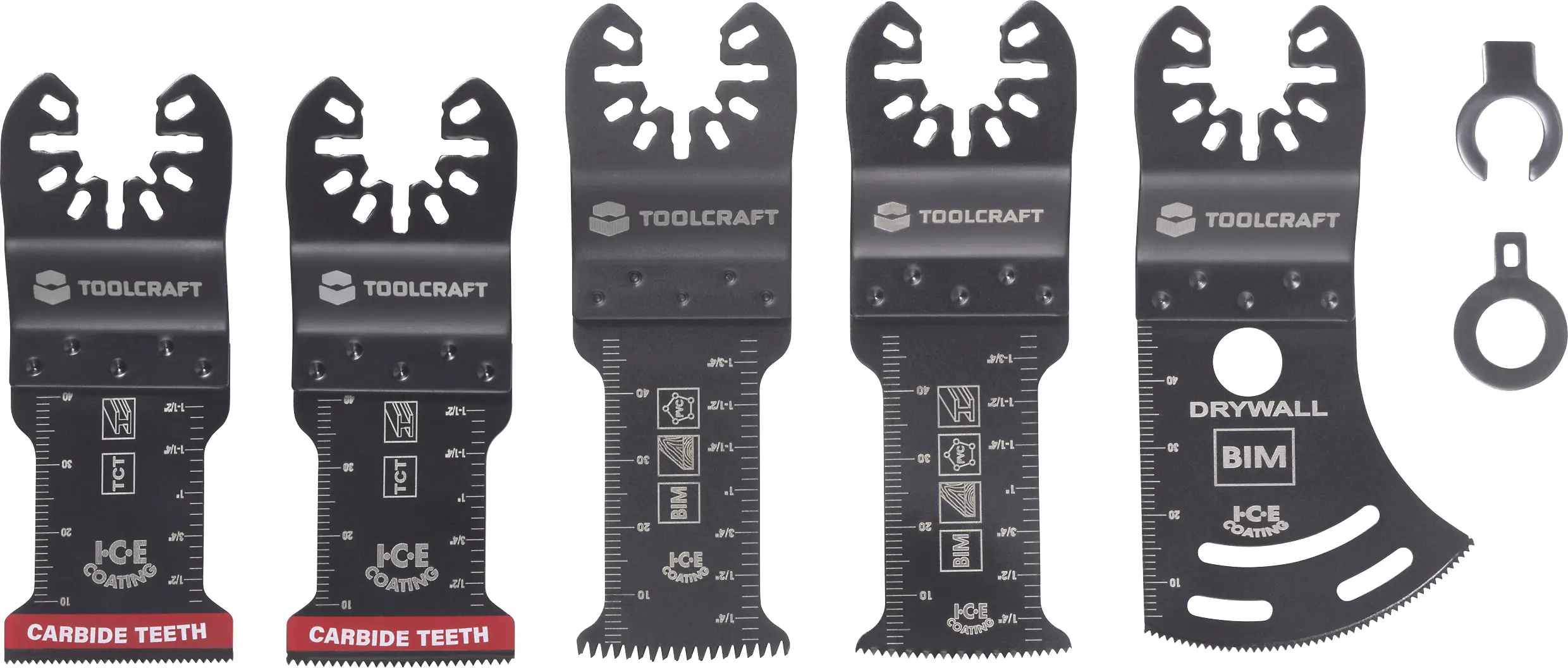 TOOLCRAFT TO-10285188 bimetalový , Karbidy sada multifunkčního nářadí 5 ks TOOLCRAFT TO-10285188 bimetalový , Karbidy sada multifunkčního nářadí 5 ks
