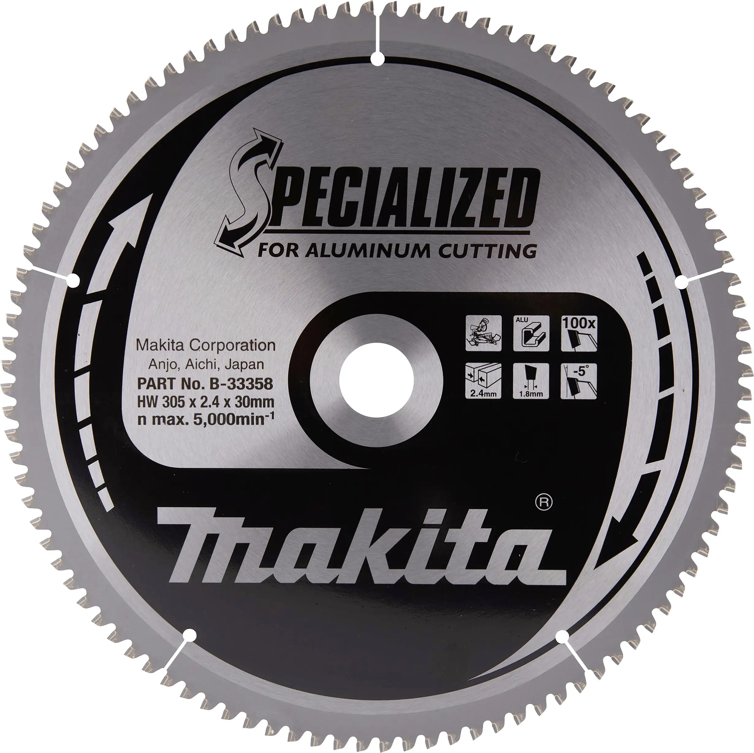 Makita B-33358 SPECIALIZED B-33358 pilový kotouč 305 mm 1 ks Makita B-33358 SPECIALIZED B-33358 pilový kotouč 305 mm 1 ks