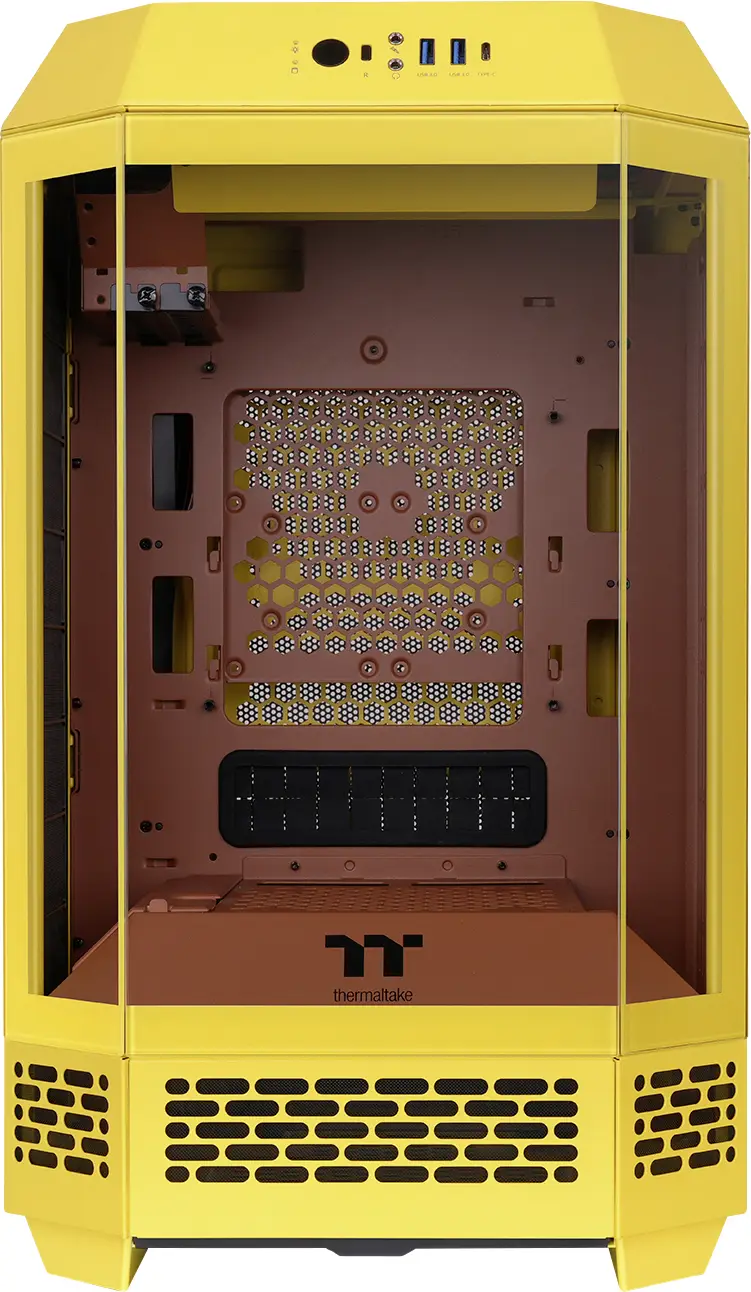 Thermaltake The Tower 250 Butter Caramel mini tower herní pouzdro karamel