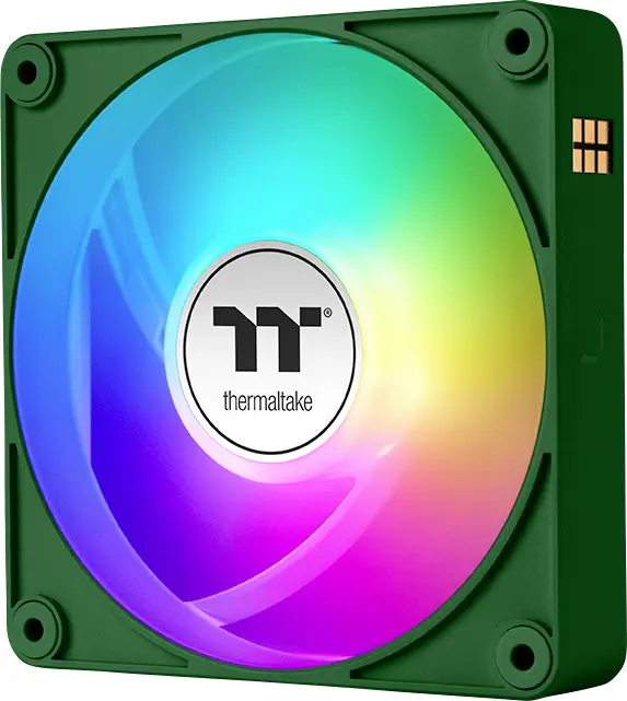 Thermaltake CT120 EX Reverse ARGB Sync PC Cooling Fan Racing Green 3 Pack PC větrák s krytem zelená (š x v x h) 120 x 120 x 25 mm
