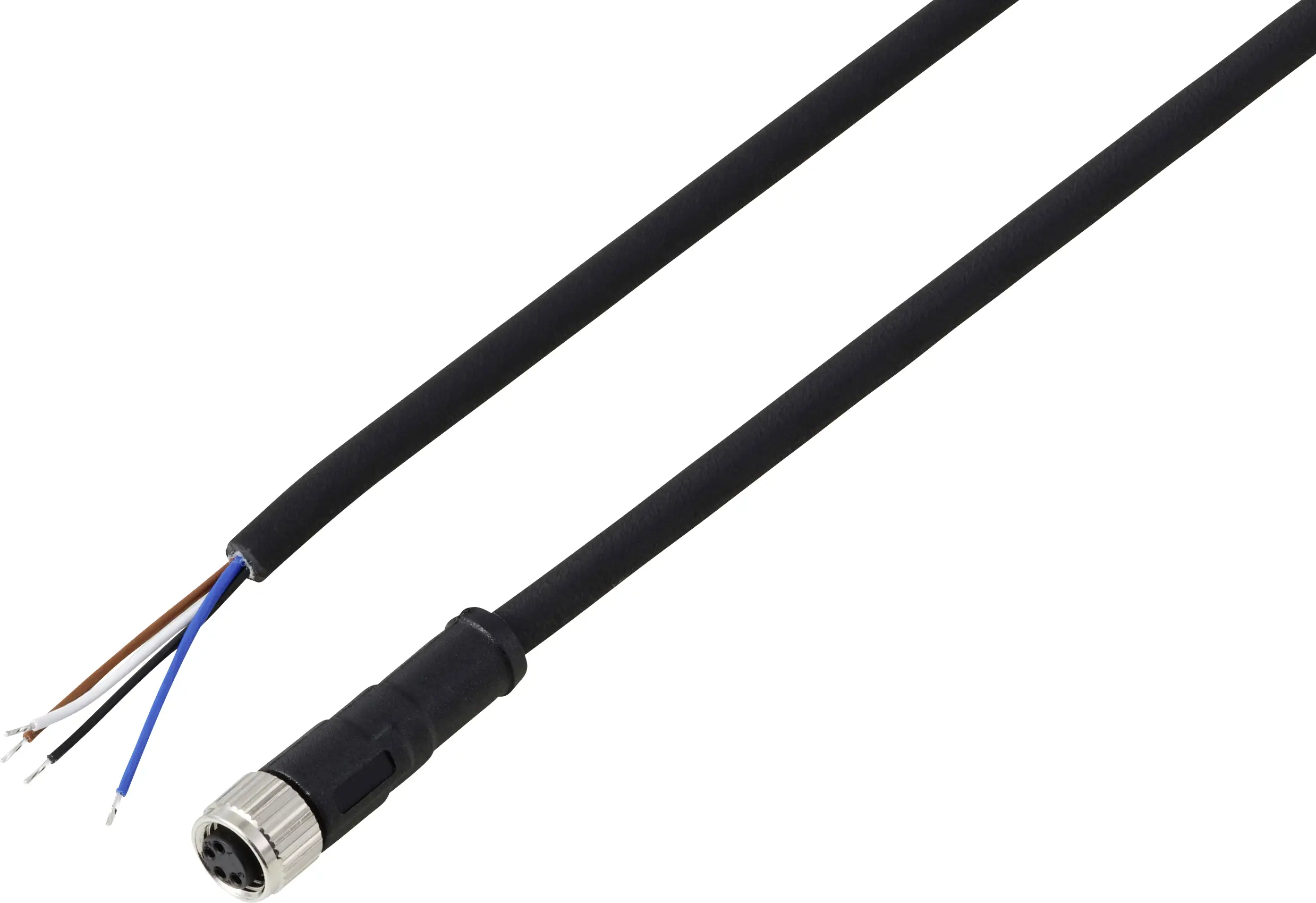 TRU COMPONENTS Přívodní kabel, TC-13751944, piny: 4, 2 m, 1 ks