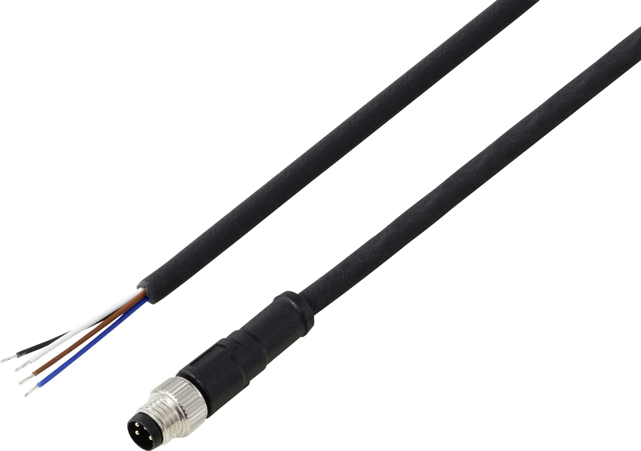 TRU COMPONENTS Přívodní kabel, TC-13752036, piny: 4, 10 m, 1 ks TRU COMPONENTS Přívodní kabel, TC-13752036, piny: 4, 10 m, 1 ks