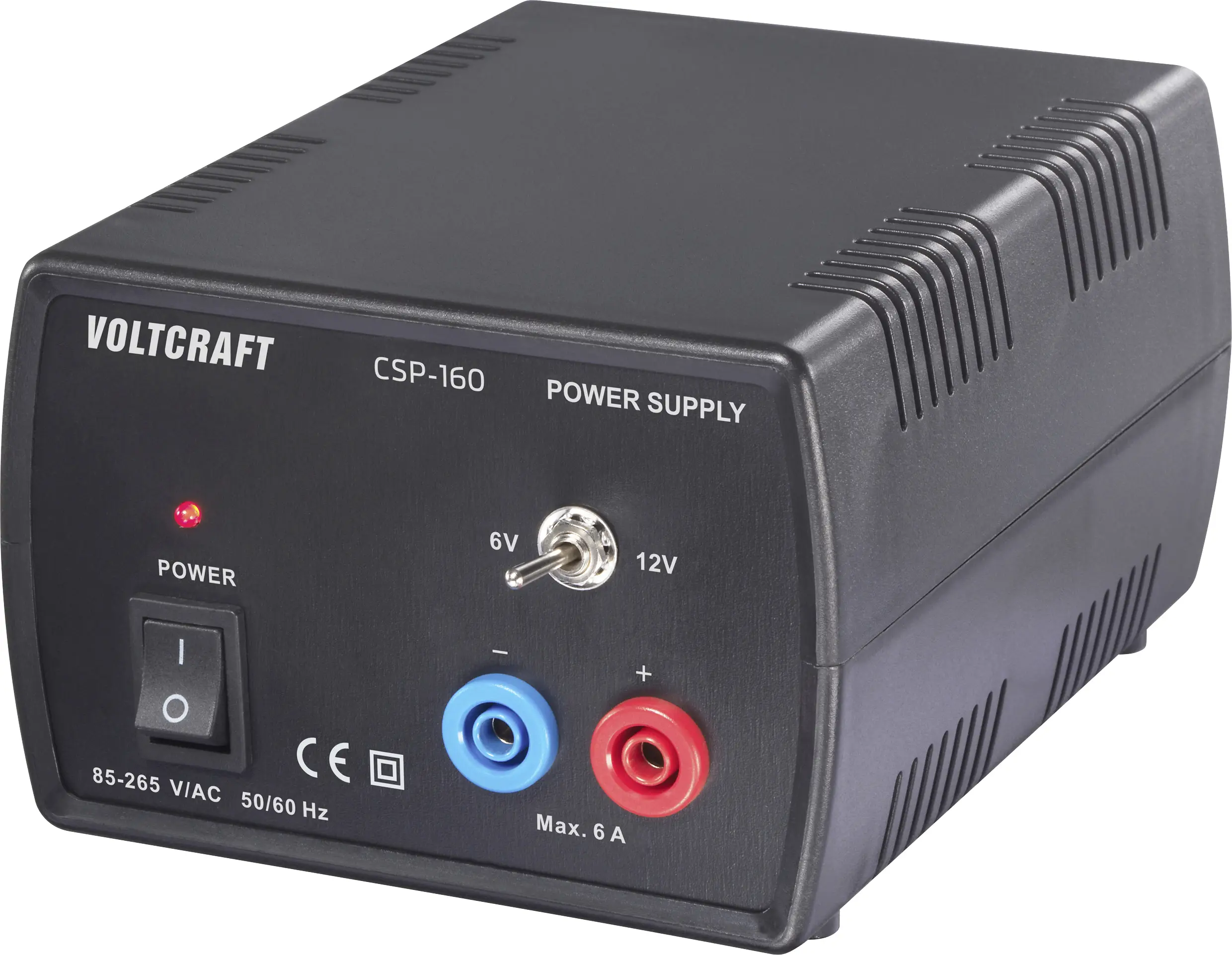 VOLTCRAFT CSP-160 laboratorní napájecí zdroj lze zapnout stejnosměrné napětí 6 V/DC, 12 V/DC;6 A (max.);72 W;Počet výstupů 1 x VOLTCRAFT CSP-160 laboratorní napájecí zdroj lze zapnout stejnosměrné napětí 6 V/DC, 12 V/DC;6 A (max.);72 W;Počet výstupů 1 x