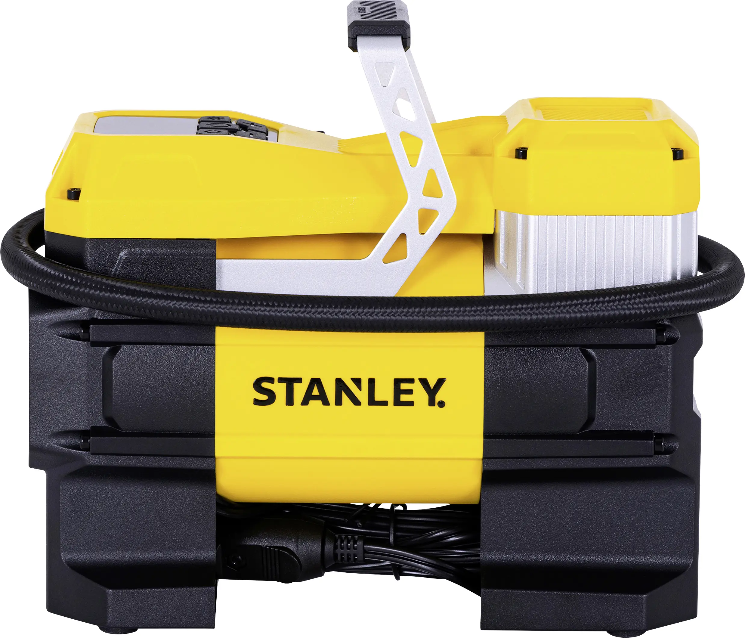 STANLEY SXIF0001, kompresor, 10 bar, 12V adaptér pro napájení přes kabel, digitální displej STANLEY SXIF0001, kompresor, 10 bar, 12V adaptér pro napájení přes kabel, digitální displej