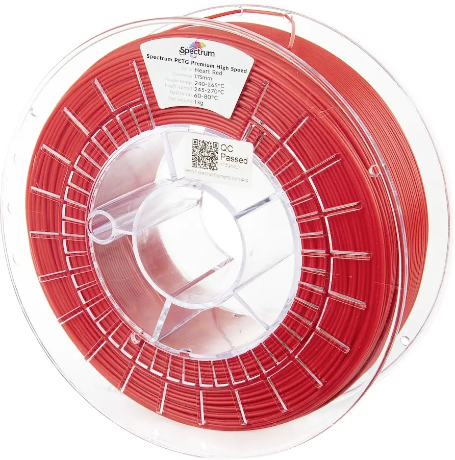 Spectrum Filaments 81544 PETG Premium High Speed vlákno pro 3D tiskárny PETG plast Filament pro vysokorychlostní 3D tisk, chemicky odolné 1.75 mm 1000 g Spectrum Filaments 81544 PETG Premium High Speed vlákno pro 3D tiskárny PETG plast Filament pro vysokorychlostní 3D tisk, chemicky odolné 1.75 mm 1000 g