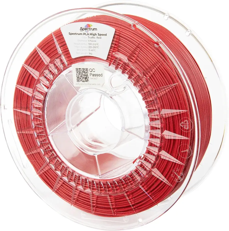 Spectrum Filaments 81054 PLA High Speed vlákno pro 3D tiskárny PLA plast Filament pro vysokorychlostní 3D tisk, Vysoká tuhost, Vysoká pevnost v tahu 1.75 mm