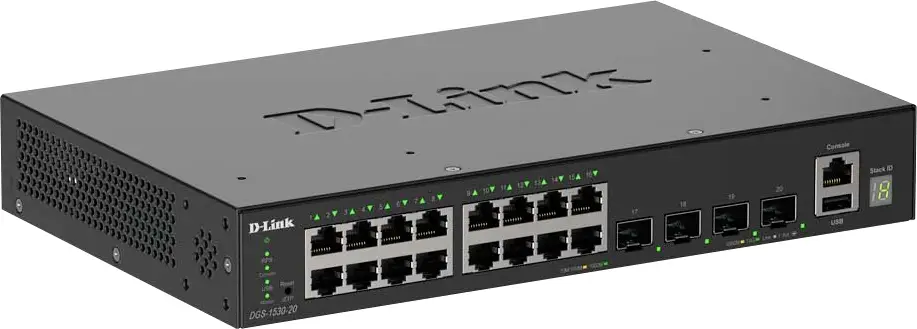 D-Link DGS-1530-20/E DGS-1530-20/E síťový switch SFP+ D-Link DGS-1530-20/E DGS-1530-20/E síťový switch SFP+