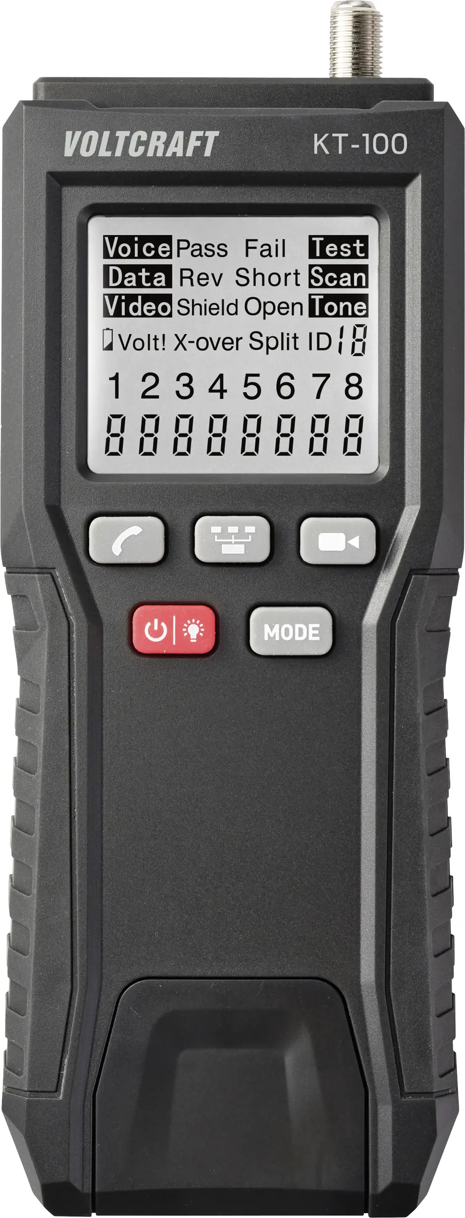 VOLTCRAFT KT-100 síťová zkoušečka, síť, VC-17373870 VOLTCRAFT KT-100 síťová zkoušečka, síť, VC-17373870