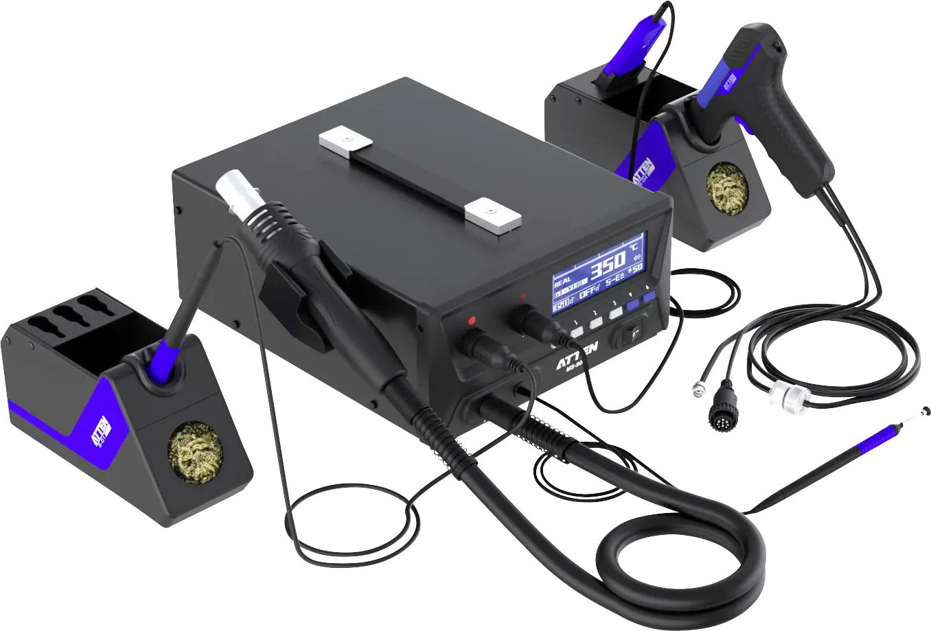 Atten MS-900 pájecí stanice, digitální, 900 W, 150 - 500 °C, MS-900 Atten MS-900 pájecí stanice, digitální, 900 W, 150 - 500 °C, MS-900